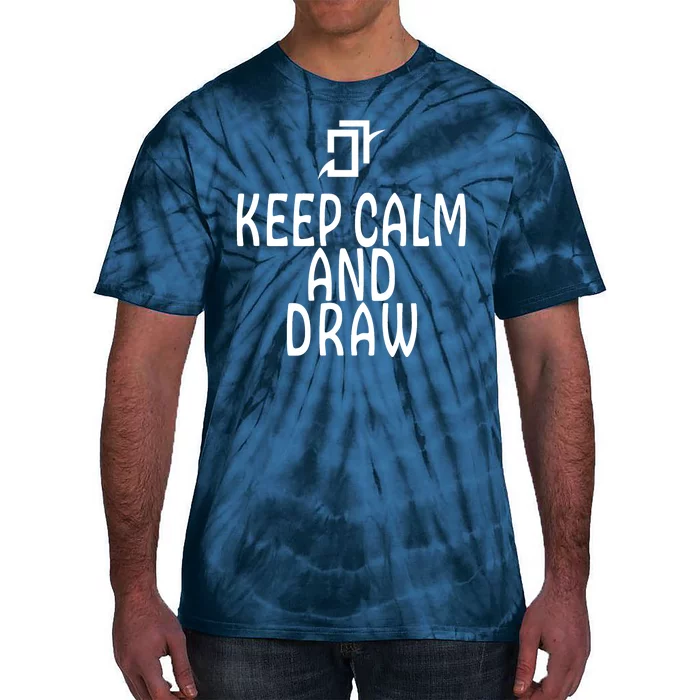 Keep Cal And Draw Astrologian FF14 Tie-Dye T-Shirt