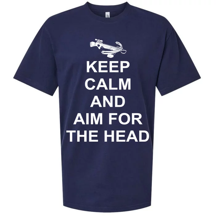 Keep Calm and Aim For The Head Sueded Cloud Jersey T-Shirt