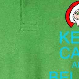 Keep Calm And Believe On Santa Christmas Softstyle Adult Sport Polo