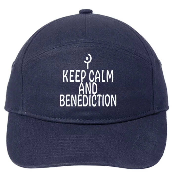 Keep Calm And Benediction FF14 White Mage 7-Panel Snapback Hat