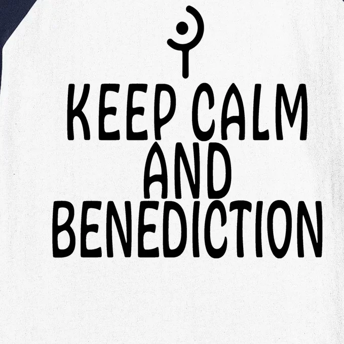 Keep Calm And Benediction FF14 White Mage Baseball Sleeve Shirt