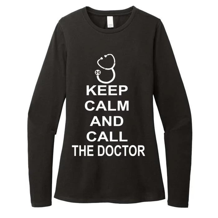 Keep Calm and Call The Doctor Womens CVC Long Sleeve Shirt