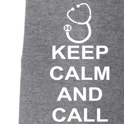 Keep Calm and Call The Doctor Doggie 3-End Fleece Hoodie