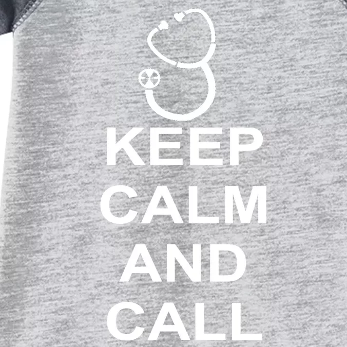 Keep Calm and Call The Doctor Infant Baby Jersey Bodysuit