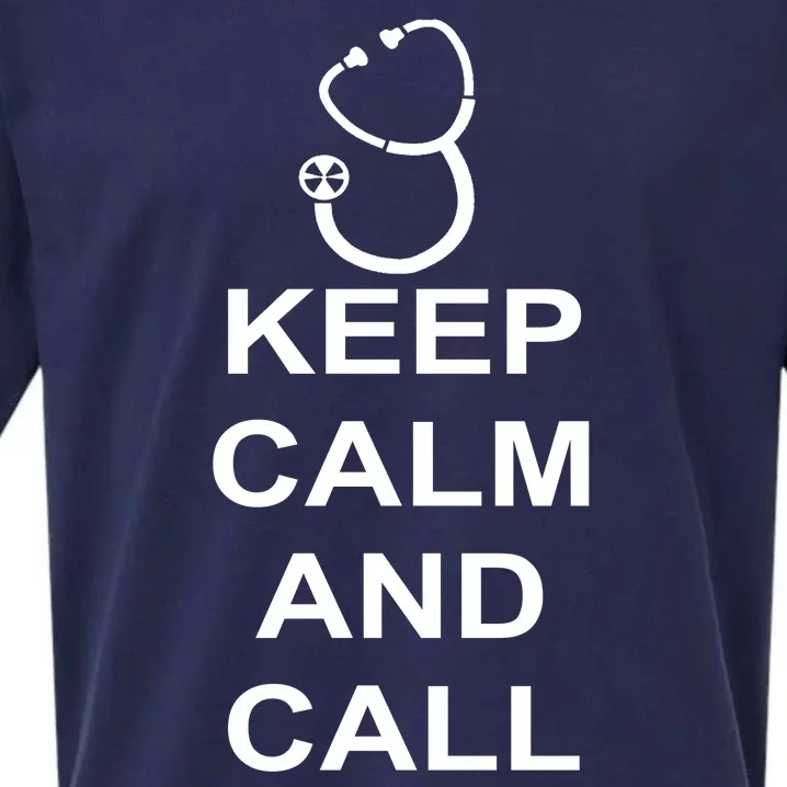 Keep Calm and Call The Doctor Sueded Cloud Jersey T-Shirt