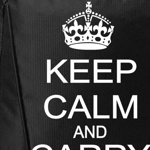 Keep Calm and Carry a Gun City Backpack