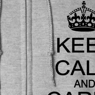 Keep Calm and Carry a Gun Full Zip Hoodie