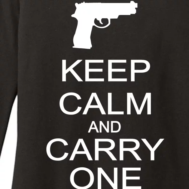 Keep Calm And Carry One Womens CVC Long Sleeve Shirt