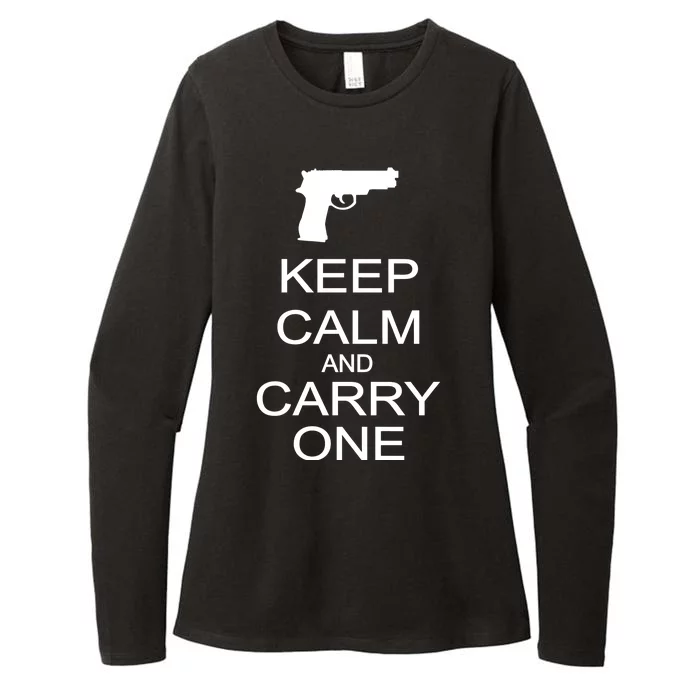 Keep Calm And Carry One Womens CVC Long Sleeve Shirt