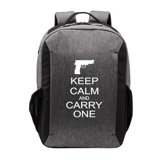 Keep Calm And Carry One Vector Backpack