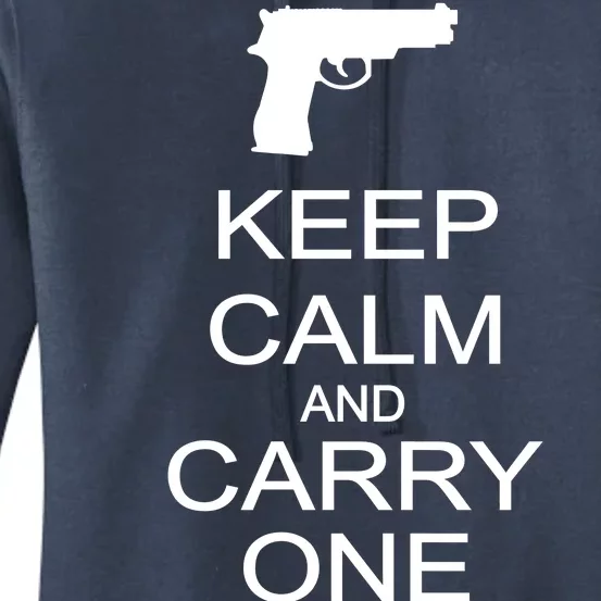 Keep Calm And Carry One Women's Pullover Hoodie