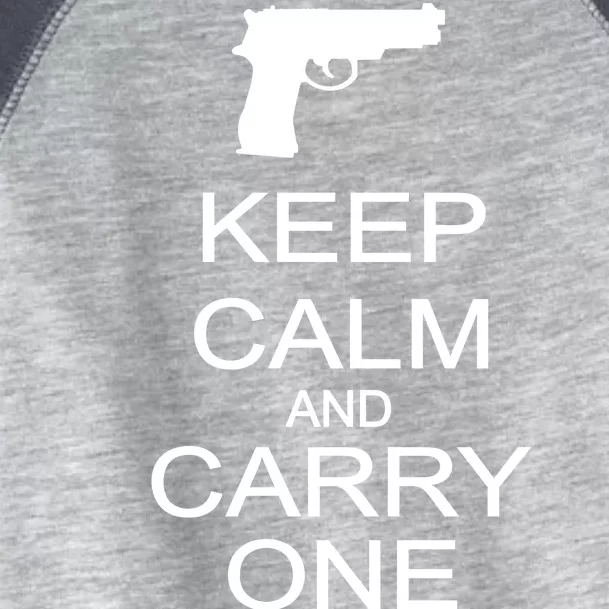 Keep Calm And Carry One Toddler Fine Jersey T-Shirt