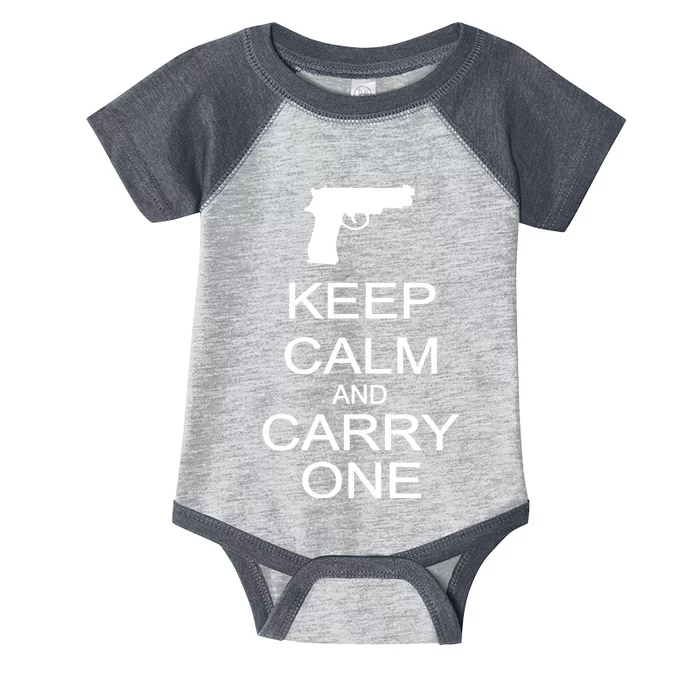 Keep Calm And Carry One Infant Baby Jersey Bodysuit