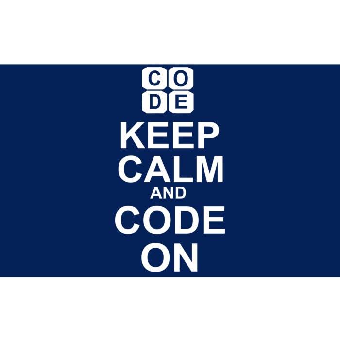 Keep Calm and Code On Bumper Sticker