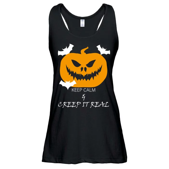 Keep Calm and Creep It Real Ladies Essential Flowy Tank