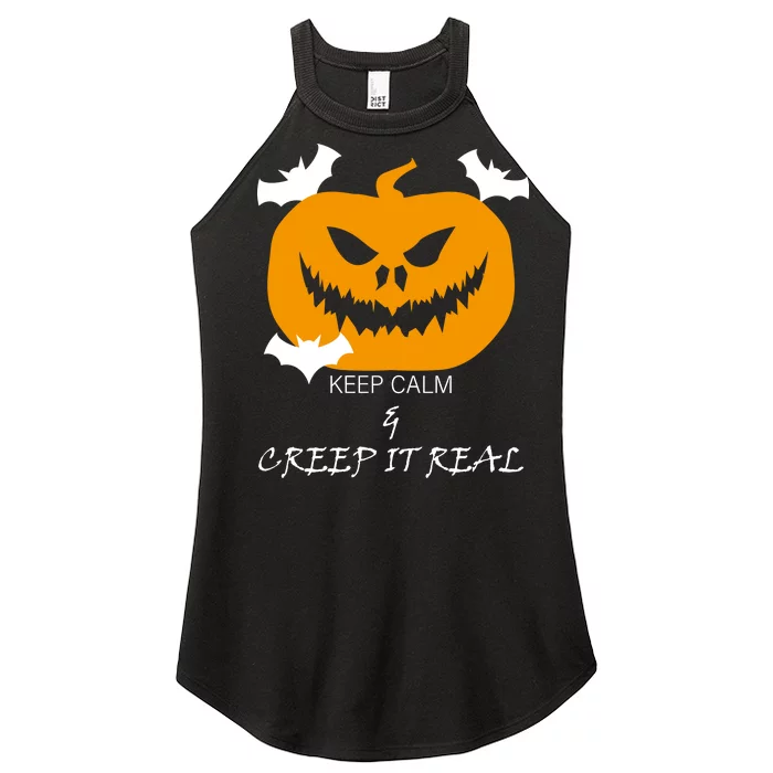 Keep Calm and Creep It Real Women’s Perfect Tri Rocker Tank