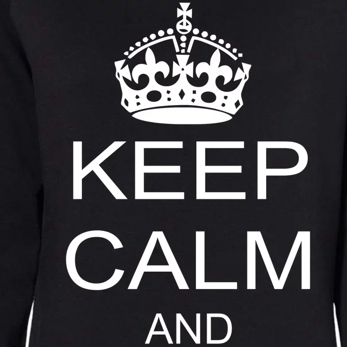 Keep Calm and Drink Beer Womens California Wash Sweatshirt