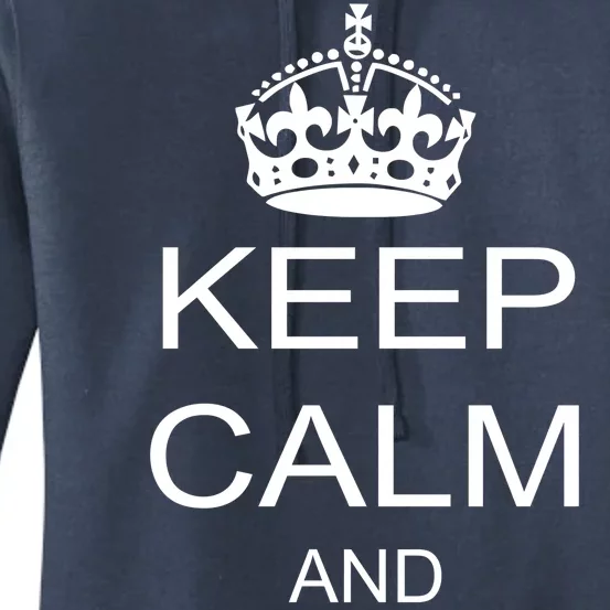 Keep Calm and Drink Beer Women's Pullover Hoodie