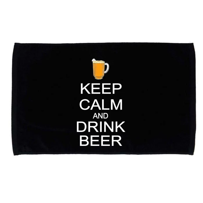 Keep Calm And Drink Beer Pitcher Microfiber Hand Towel