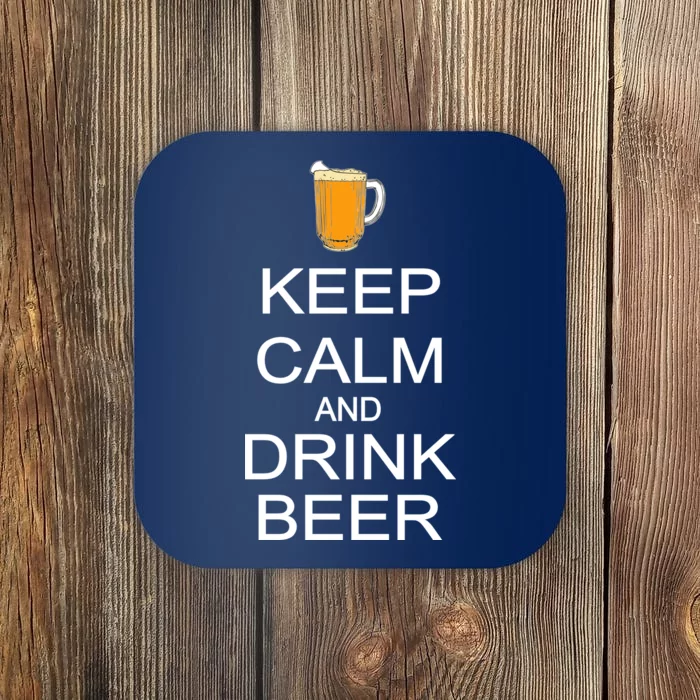 Keep Calm And Drink Beer Pitcher Coaster