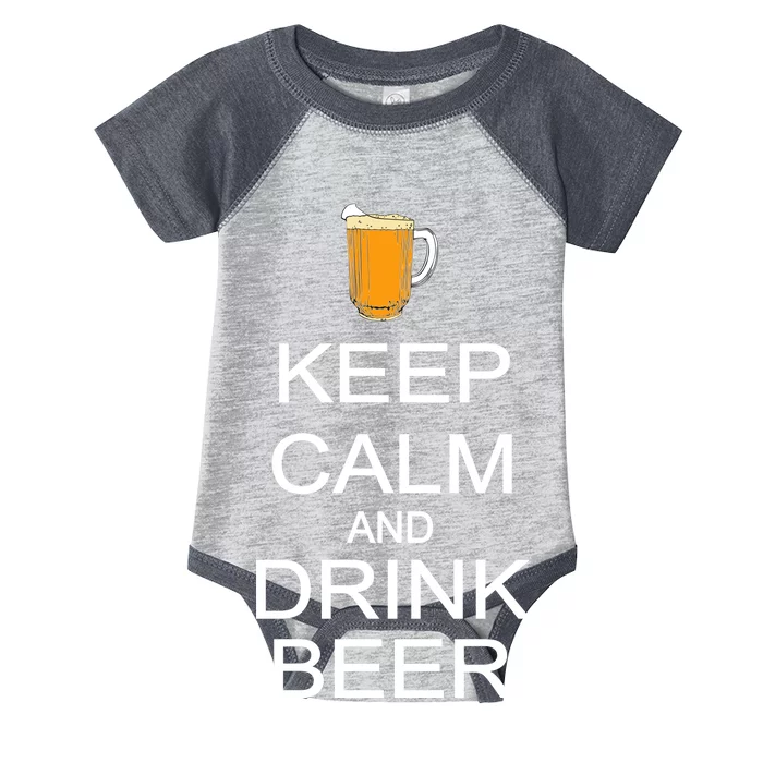 Keep Calm And Drink Beer Pitcher Infant Baby Jersey Bodysuit