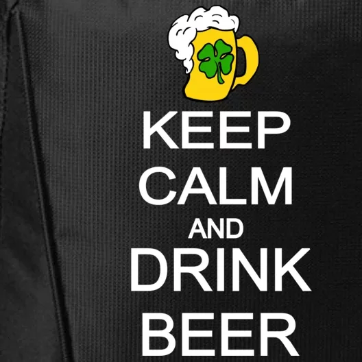 Keep Calm And Drink Beer St. Patrick's Day City Backpack