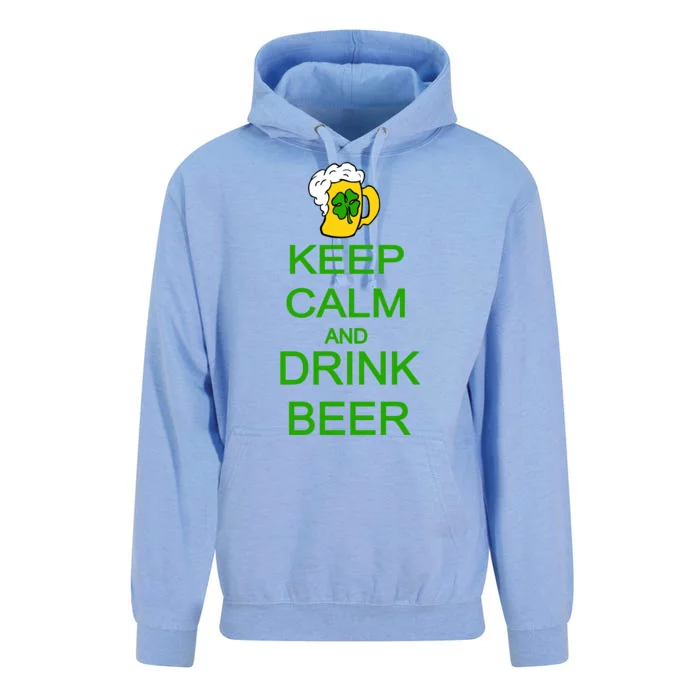 Keep Calm And Drink Beer St. Patrick's Day Unisex Surf Hoodie