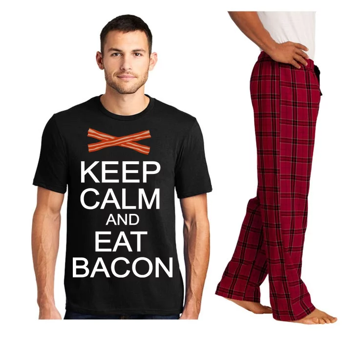 Keep Calm And Eat Bacon Pajama Set