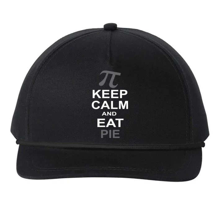 Keep Calm And Eat Pie Snapback Five-Panel Rope Hat