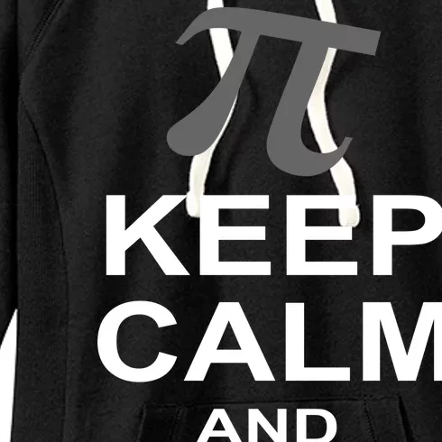 Keep Calm And Eat Pie Women's Fleece Hoodie