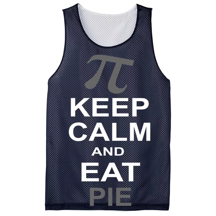 Keep Calm And Eat Pie Mesh Reversible Basketball Jersey Tank