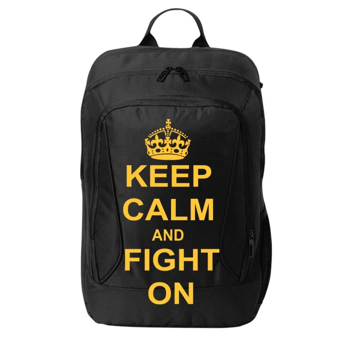 Keep Calm And Fight On City Backpack