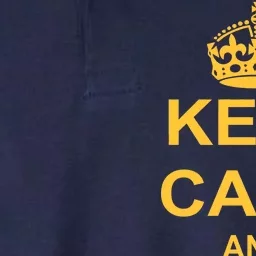 Keep Calm And Fight On Softstyle Adult Sport Polo