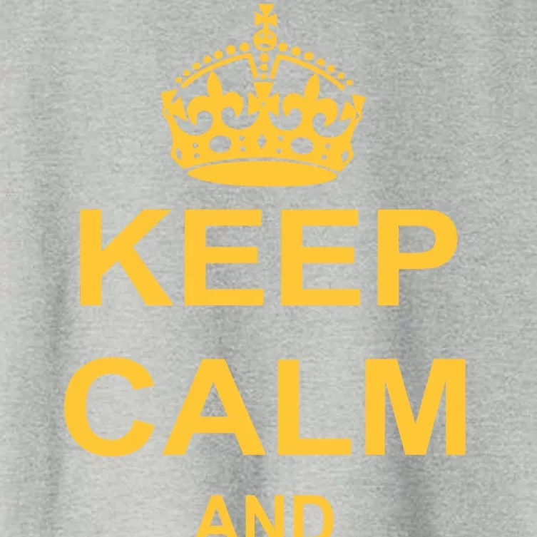 Keep Calm And Fight On Women's Crop Top Tee