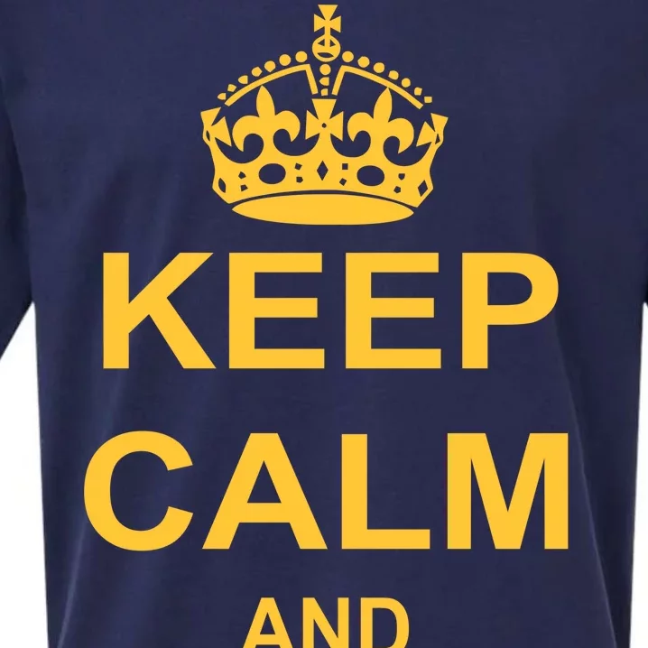 Keep Calm And Fight On Sueded Cloud Jersey T-Shirt