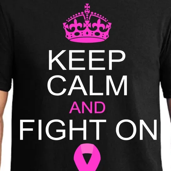 Keep Calm And Fight On Support Pajama Set