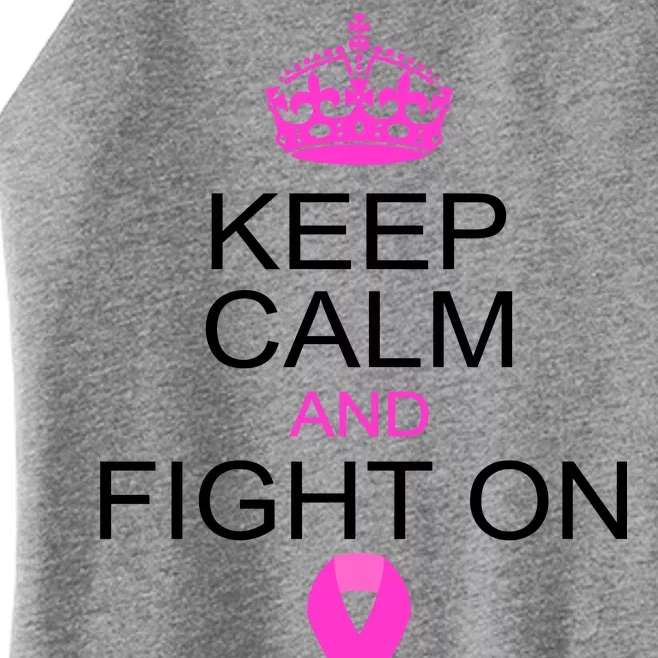 Keep Calm And Fight On Support Women’s Perfect Tri Rocker Tank