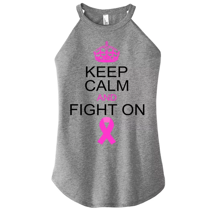 Keep Calm And Fight On Support Women’s Perfect Tri Rocker Tank