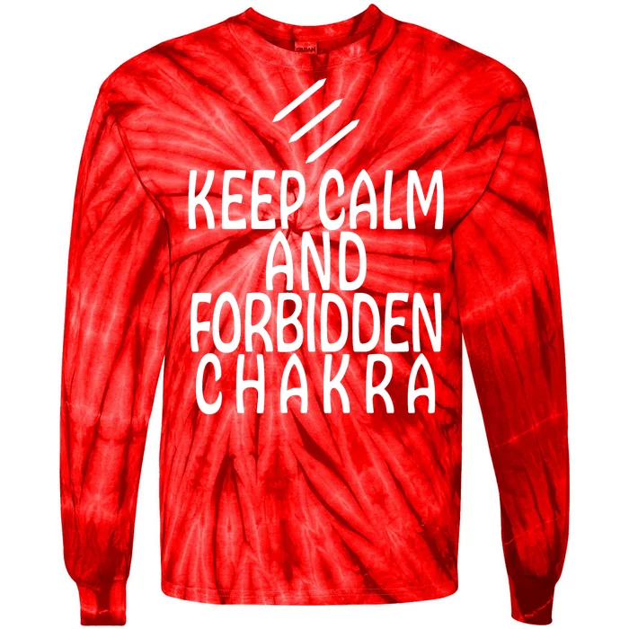 Keep Calm And Forbidden Chakra Monk FF14 Tie-Dye Long Sleeve Shirt