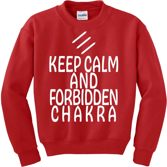 Keep Calm And Forbidden Chakra Monk FF14 Kids Sweatshirt