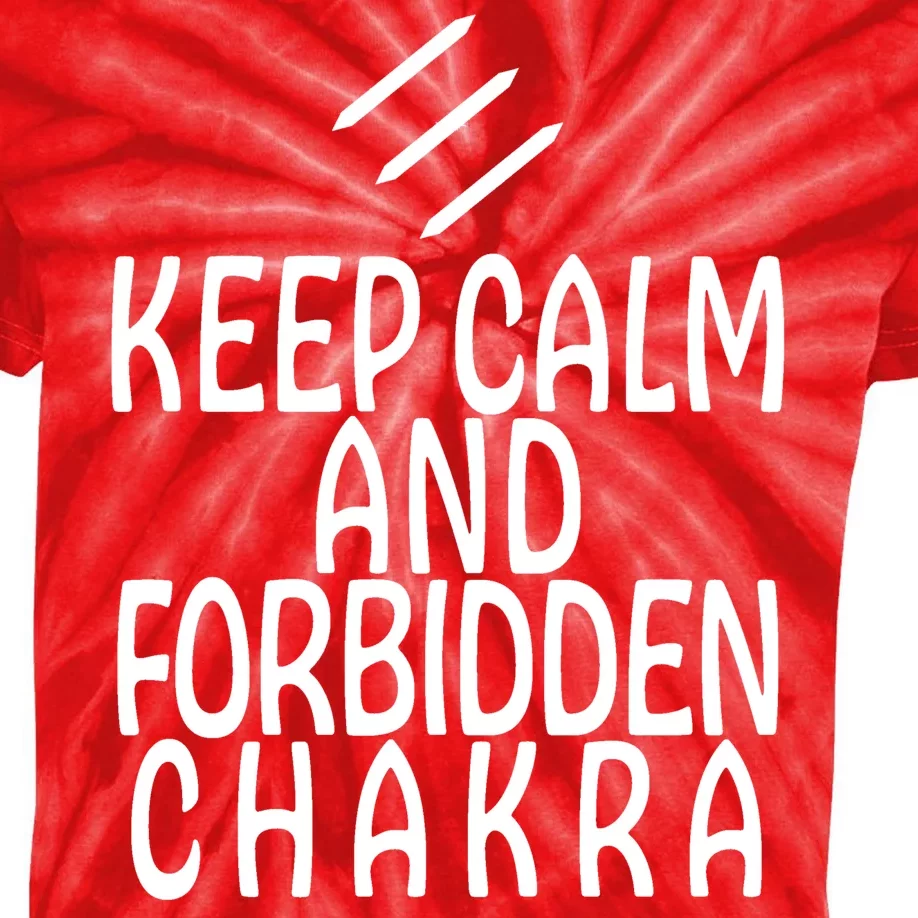 Keep Calm And Forbidden Chakra Monk FF14 Kids Tie-Dye T-Shirt