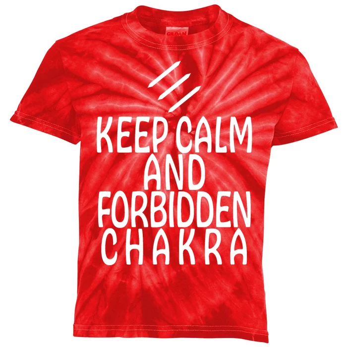 Keep Calm And Forbidden Chakra Monk FF14 Kids Tie-Dye T-Shirt