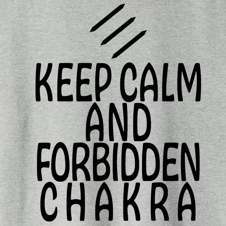 Keep Calm And Forbidden Chakra Monk FF14 Women's Crop Top Tee