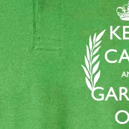 Keep Calm And Garden On Softstyle Adult Sport Polo