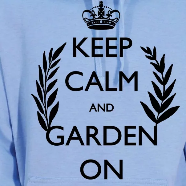 Keep Calm And Garden On Unisex Surf Hoodie