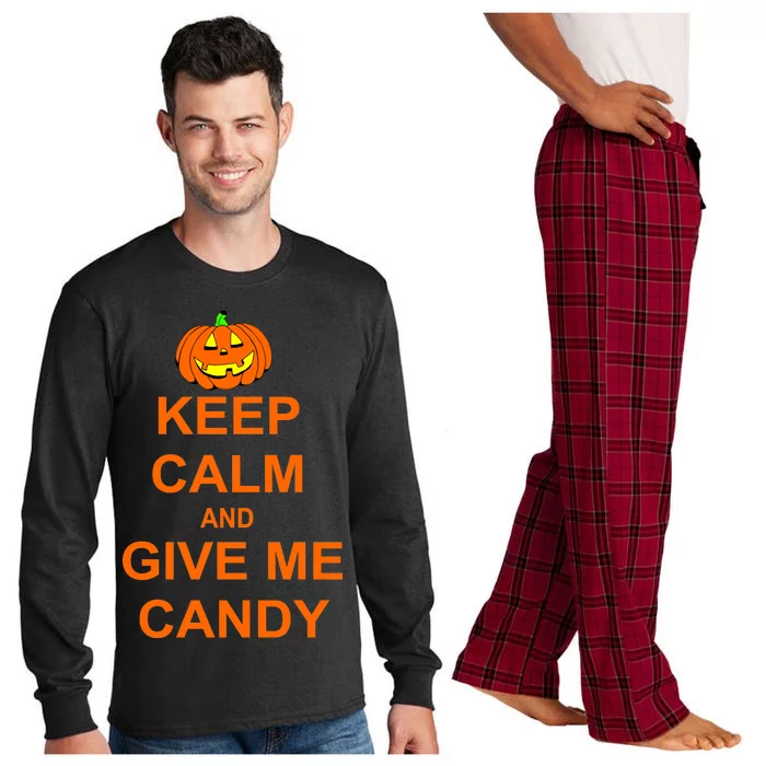 Keep Calm and Give Me Candy Long Sleeve Pajama Set