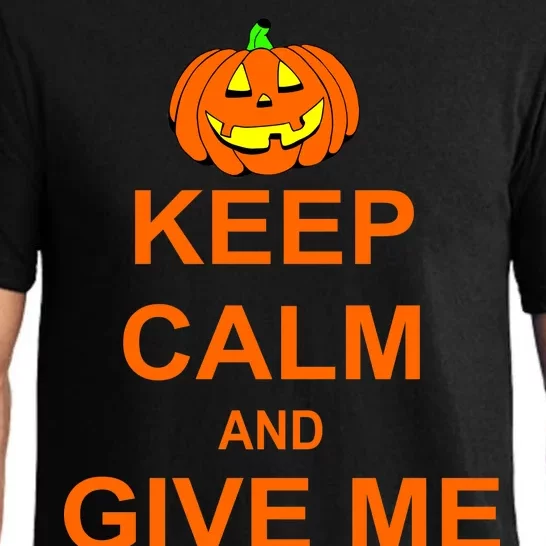 Keep Calm and Give Me Candy Pajama Set