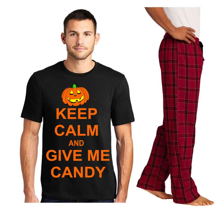 Keep Calm and Give Me Candy Pajama Set