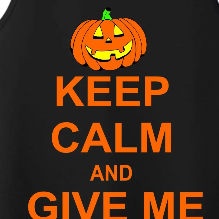 Keep Calm and Give Me Candy Performance Tank