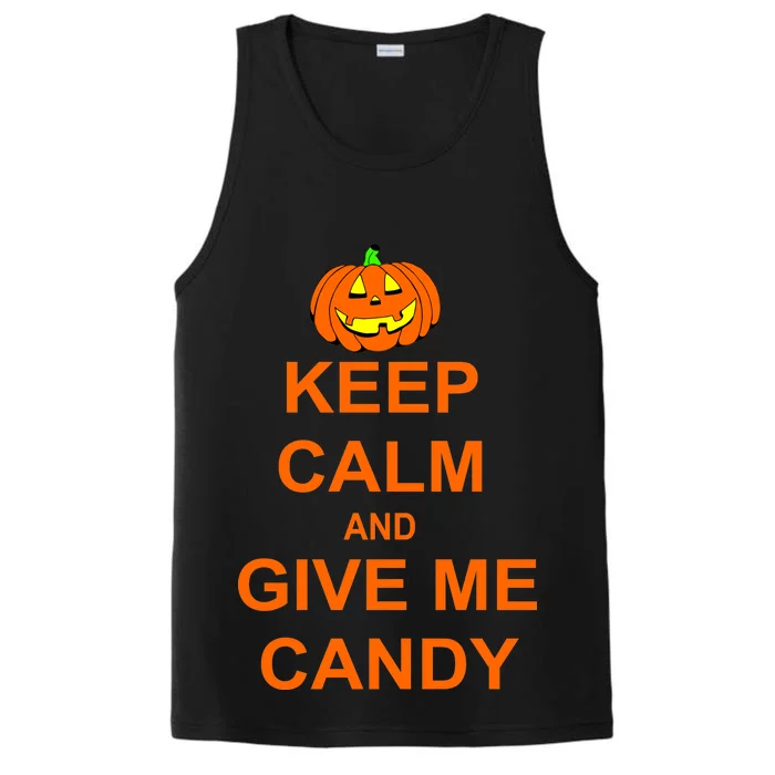 Keep Calm and Give Me Candy Performance Tank